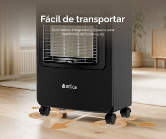 ESTUFA GAS ARTICA AEI4100N INFRARROJOS 4100W NEGRO
