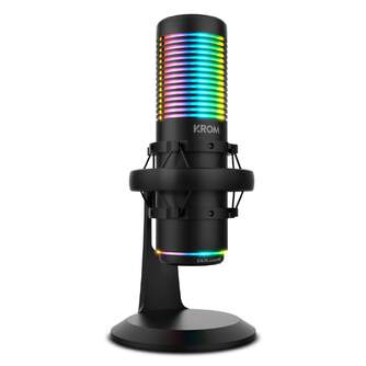MICROFONO KROM KAZE RGB STREAMING