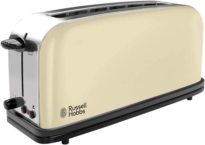 Tostador Russell Hobbs 21395-56 - 1000W, 1 Ranura, Descongelación, Color Crema