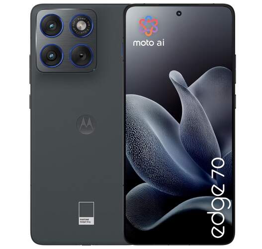 Motorola Edge 70 12/512 GB Gris - 6,67", Android 16, Snapdragon 7 Gen 4, C&aacute;mara 50+50MP, 6000 mAh