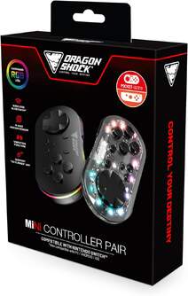 MANDO MINI DRAGONSHOCK SWITCH 2 UNIDADES RGB