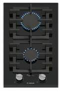 Placa de gas Bosch PRB3A6I40 - 2 fuegos, 30 cm, gas natural, 9 niveles de potencia