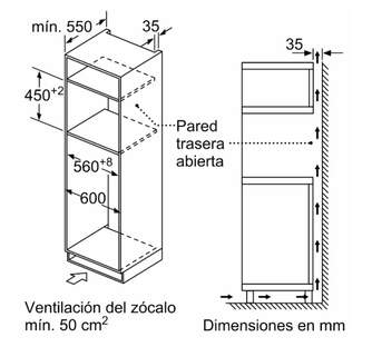 HORNO BOSCH CMA585GS1 44L MICROONDAS