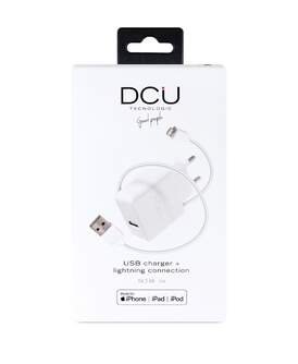 CARGADOR DCU 1XUSB A   CABLE LIGHTNING 1M