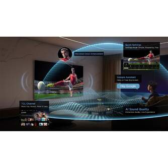 TV TCL 65%%%quot; 65P8L UHD MINILED GOOGLETV 144HZ