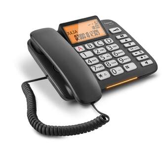 TELEFONO SOBREMESA GIGASET DL580 BLACK