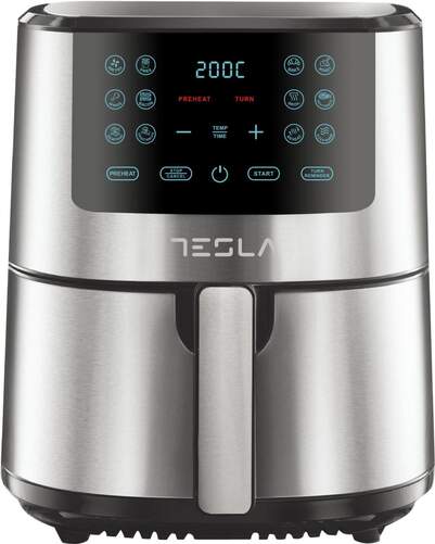 Freidora de aire Tesla AF501BX - 5 litros, 12 programas, Inox