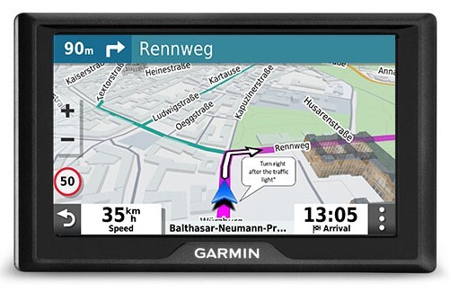 Navegador Gps Garmin drive 52 mts 5“ toda europa 45 live traffic 5 occidental 1h de autonomía mapas 127 cm pantalla tft 1708 512.7cm