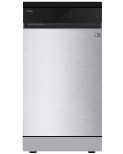 Lavavajillas 45cm Teka DFS240EX - Clase E, 9 Servicios, 6 Programas, Extra Dry, Media Carga, Inox