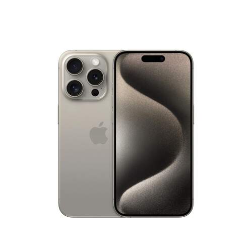 Apple iPhone 15 Pro - 256 GB, Pantalla 6,1", Natural Titanio