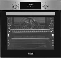 Horno Multifunción Artica AHB82081X - 80 L, Clase A, 8 programas, con Display, Acero Inoxidable