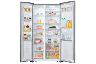 FRI. HISENSE RS677N4ACC 179x91x65 2P NF INOX