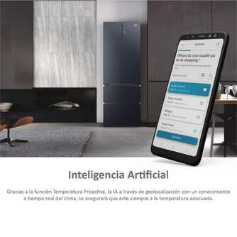 FRICOM. HAIER HFW7720ENMB 200x70 NEGRO 4P