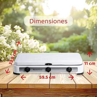 HORNILLO MECHIONI MINERVA3 GAS 3F BLANCO