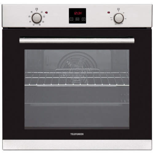 Horno Multifunción Telefunken TLK106DX - Clase A, 8 Funciones, Guía Extraible, Touch Control