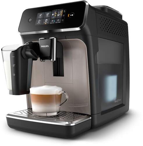 Cafetera Automática Philips EP2235/40 - 1500W, Café en grano y molido, Depósito leche, Espumador