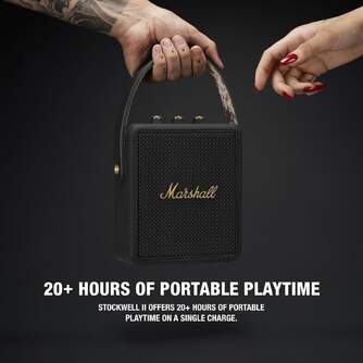 ALTAVOZ MARSHALL STOCKWELL II BLACK %%%amp; BRASS