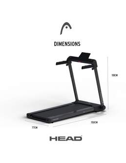 CINTA RUNNING HEAD HTJ4500 SMART PLEG C/ APP NEGRA