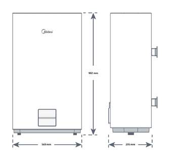 TERMO MIDEA TE05080 SALUTE DUAL FLEX 80L WIFI