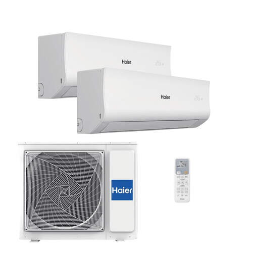 Kit Multi Aire Acondicionado Haier R 25+35/50 - Clase A++ / A+++, 2322/2752 frig/h, Wifi, Blanco