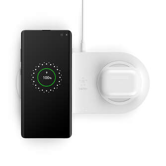 CARGADOR BELKIN QI 10W DOS DISPOSITIVOS