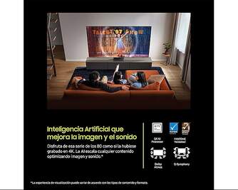 TV SAMSUNG 43%%%quot; TQ43Q8F UHD QLED SMARTTV IA HDR10 