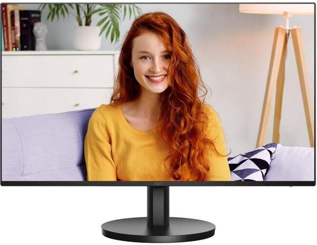 Monitor AOC 23,8" 24B3HA2 - Full HD, Entrada HDMI, Pantalla VGA 100 Hz, 14 ms, altavoces 2 W