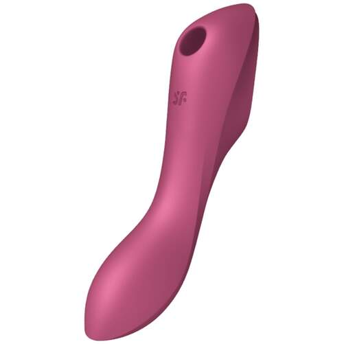 Satisfyer Curvy Trinity 3 Rojo - 3 Motores, Ondas Presión y Vibración, 11 Intensidades, 12 Programas