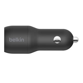 CARGADOR BELKIN COCHE 2XUSB A DE 12W BLACK