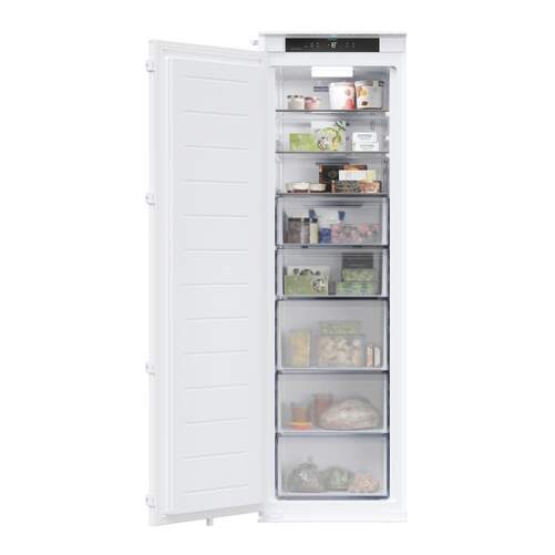 Congelador Vertical Integrable Candy CMT5518EVWF - Clase E, 177 x 54 cm, 220 litros