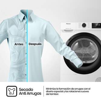 SECADORA HISENSE DHQE800BW2 8K DSP BCA