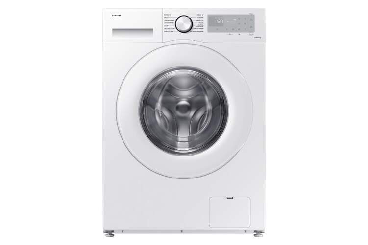Lavadora Samsung Ecobubble WW80CGC04DTHEC - 8 kg, 1400 rpm, Carga Frontal, Blanco