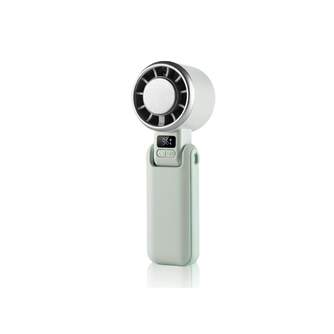 VENTILADOR MANO CRISTAL ICE PRO VERDE PORTATIL