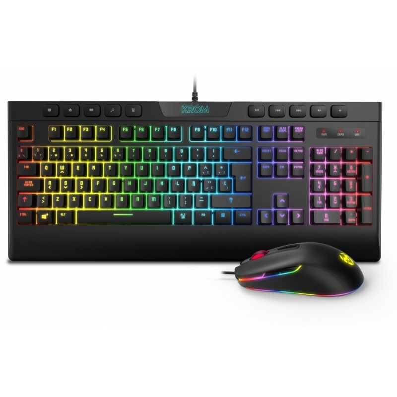 Teclado + Ratón Kalyos Dual Combo - dpi6400, Gaming
