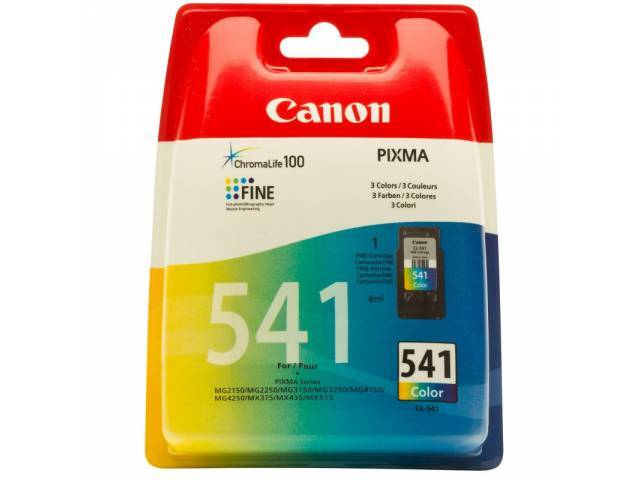 Cartucho de tinta Canon CL-541 5227B005 - Cian, Magenta, Amarilo, para Canon Pixma MG2150/MG3150