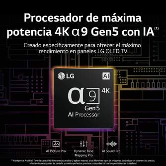 TV LG 55%%%quot; 55C24LA UHD OLED ALFA9 EVO 4KHFR120FPS