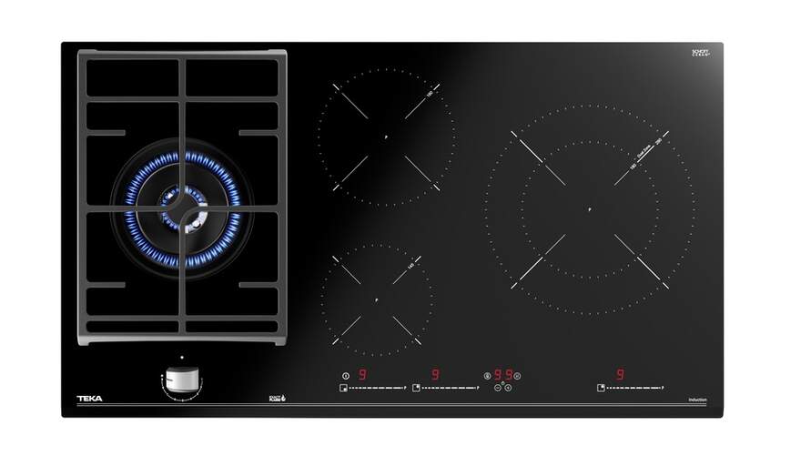 Placa Mixta Gas Natural + Inducción Teka JZC94313ABN