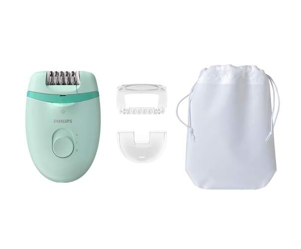 Depiladora Philips Satinelle Essential BRE265/00 - Luz Opti-Light, Piernas y zonas sensibles, Cable