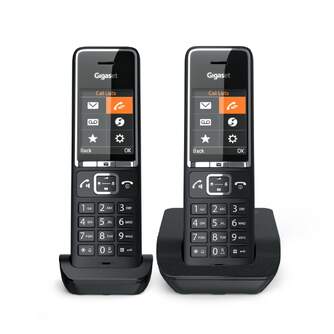TELEFONO DECT GIGASET COMFORT 550 DUO NEGRO