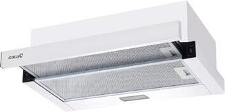 Campana Telescópica Cata TFB 5160 WH - Clase C, 60cm, 300m3/h, 2 Velocidades, 61dB, Blanca