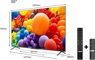 TV TCL 55%%%quot; 55C725 UHD ANDROID QLED