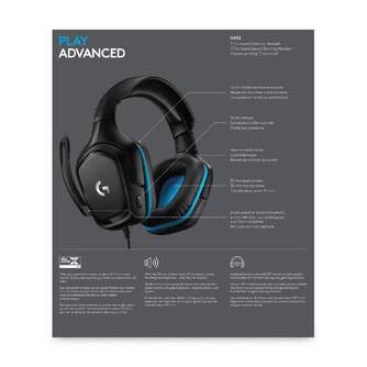 AURICULAR CON MICROFONO LOGITECH G432 GAMING