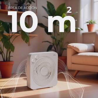 VENTILADOR BOX JATA JVVS3116 45W 3V 34X36CM BLANCO