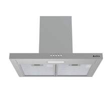 Campana Decorativa Artica ALINE60BI - 60 cm, 400 m3/h, Luz LED, 3 Velocidades, Clase B, Inox