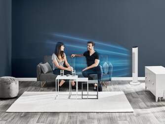 VENTILADOR TORRE ROWENTA VU6871 1,02M 40W BCO. MD