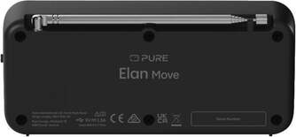 RADIO DIGITAL PURE ELAN MOVE BLACK