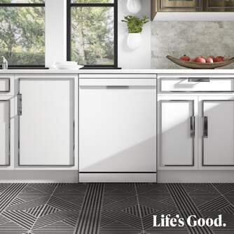 LVJ. LG DF375HWS 10P QUADWASH 3%%%#170;B 43DB BCO