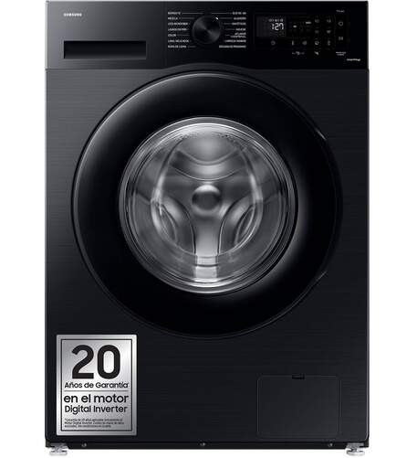 Samsung WW80CGC04DABEC Lavadora 8kg Clase A - 1400r, AddWash, 15 Programas, Vapor, Inverter, Negra