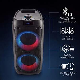 ALTAVOZ NGS WILDBANGER3 BT TWS USB 160W