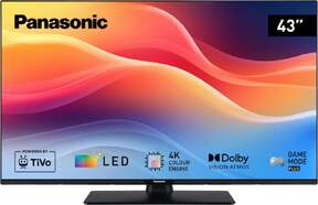 TV Panasonic 43" LED TB-43W61AEZ - 4K Ultra HD, Peana central, Smart TV TiVO, Dolby Vision y Atmos